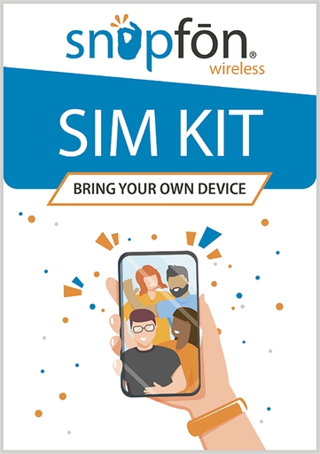 Snapfon Prepaid Phone Plan Sim Kit